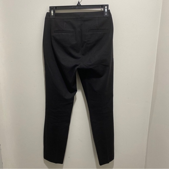 J.CREW Martie Pants Womens Black Ankle Crop Side Zip Stretch Size 00 - Picture 3 of 5